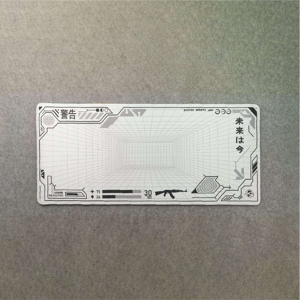 INTERFACE White Unipadz mousepad design