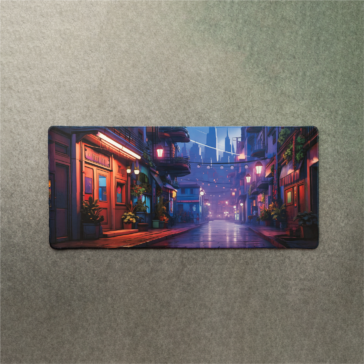 Neon City Unipadz mousepad design